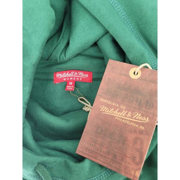 Mitchell & Ness Green Bay Packers NFL Womens Medium Funnel Neck‎ 2.0 Hoodie NWT - Picture 3 of 7